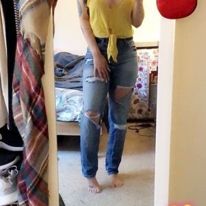 Fashion Nova boyfriend jeans